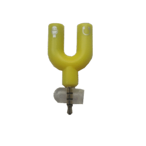Adaptador  Splitter Auxiliar 3.5mm  Divisor conector  Auricular tipo U