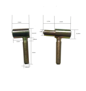Bisagra Abatible  Anuba Imarensa  360° Cromado