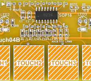 Interruptor Capacitivo De 4 Botones De Toque