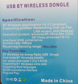 Adaptador Bluetooth Usb 4.0