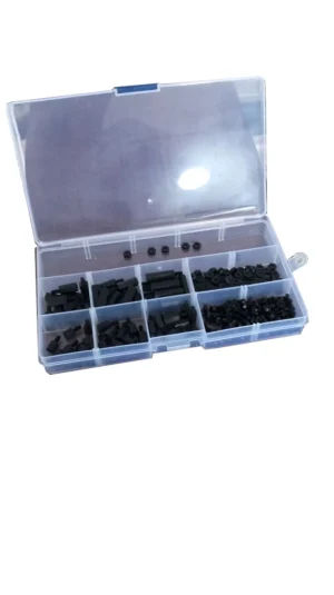 Kit Tornillos Plasticos Color Negro Proyectos Electronicos