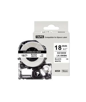 Cinta Para Etiquetadora Epson Lw400, Lw 300, Lw600 18mm