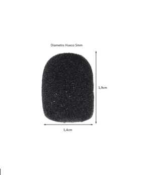 Esponja Capuchon Para microfono Diadema o micro microfono