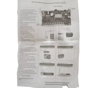 Fuente De Poder Control Acceso 12v 5 Amp