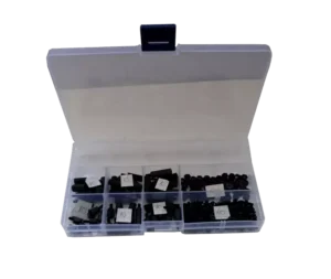Kit Tornillos Plasticos Color Negro Proyectos Electronicos