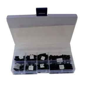 Kit Tornillos Plasticos Color Negro Proyectos Electronicos