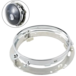 Soporte Faro Color Cromo Para 7    Vehiculo Moto Suv