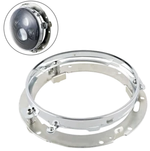 Soporte Faro Color Cromo Para 7    Vehiculo Moto Suv