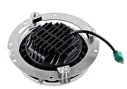 Soporte Faro Color Cromo Para 7    Vehiculo Moto Suv