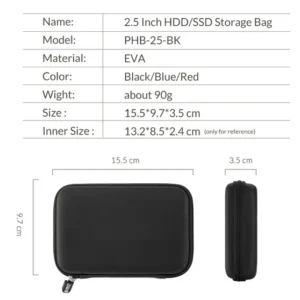 Estuche  Para Discos Externos 2,5   Orico
