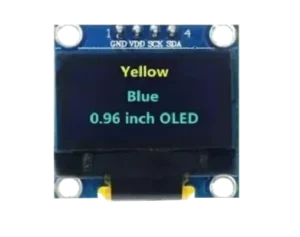 Pantalla Lcd Oled I2c 128x64 0.96 PuLg 4 Pines Amarill