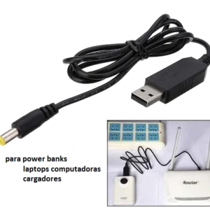 Convertidor Usb 5v A 12v, Para Power Bank