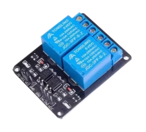 Modulo Rele 2 Canales Con Optoacoplador