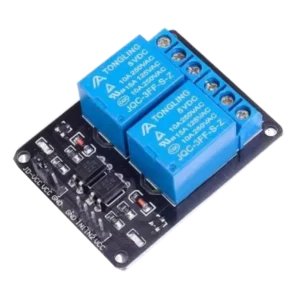Modulo Rele 2 Canales Con Optoacoplador
