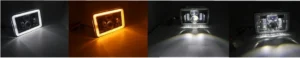 Kit Faros Led Para Carro  4x6 Pulgadas Par