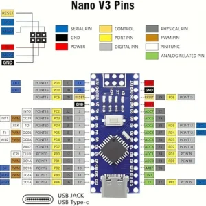 Ardu Nano V3 chino conector tipo C