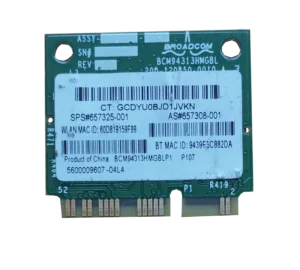 bcm94313b Tarjeta de red wifi para portatil Broadcom bcm94313hmgb