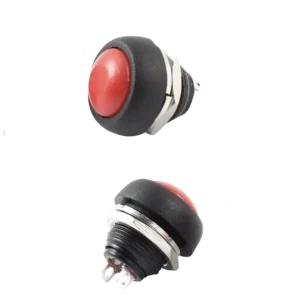 Pulsador Boton rojo 12mm