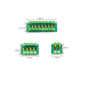 Modulo OptoAcoplador PC817 de 2-4-8 Canales 3.3V -30V DC